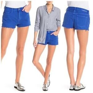 NWT Current/Elliott Women's‎ Boyfriend Denim Shorts Blue Size 25 Casual